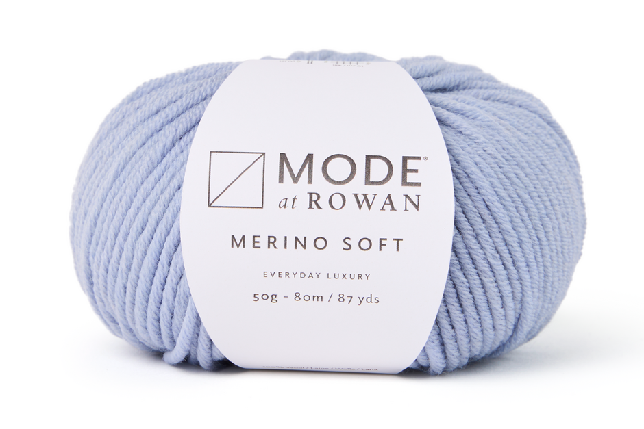 Rowan yarn in sky, merino blend