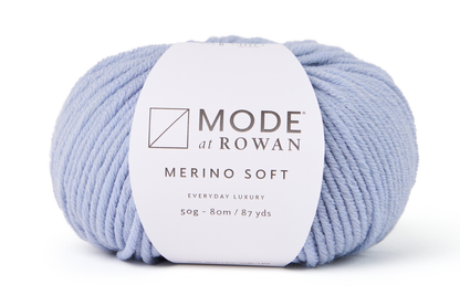 Rowan yarn in sky, merino blend