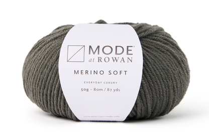 Rowan yarn in charcoal, merino blend