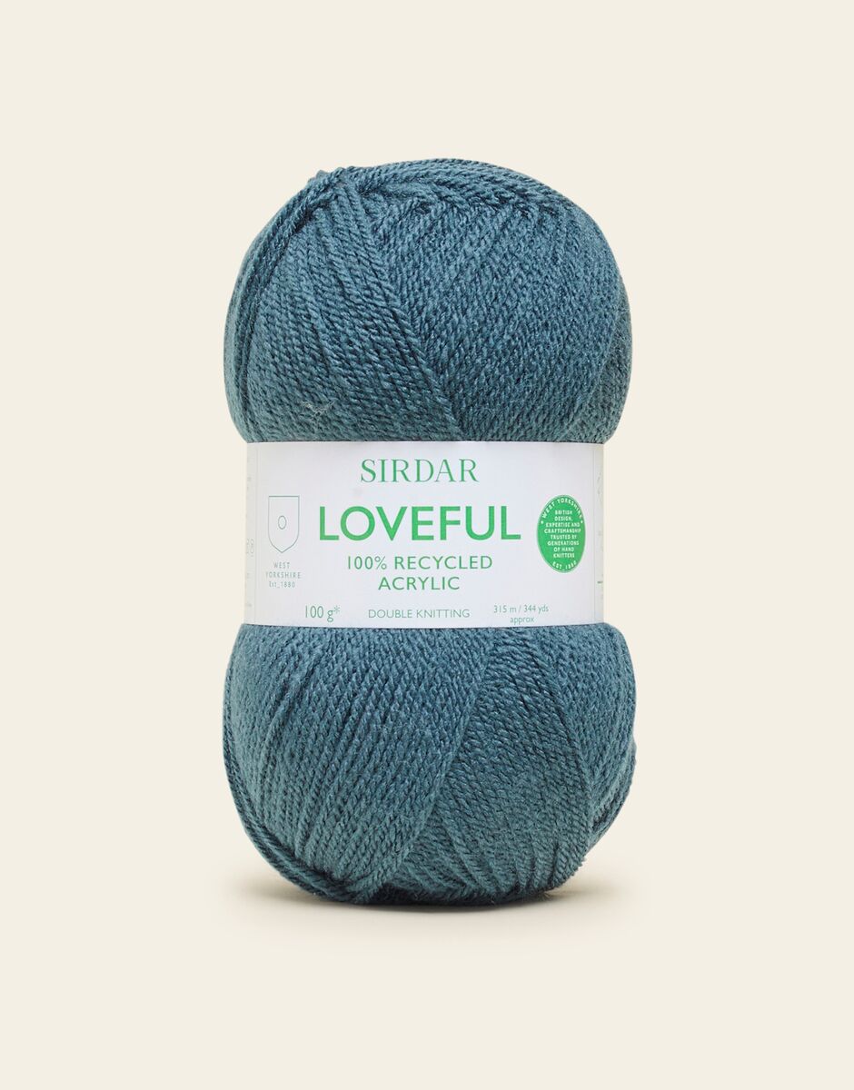 Sirdar Loveful 100% Recycled Acrylic DK - Ocean