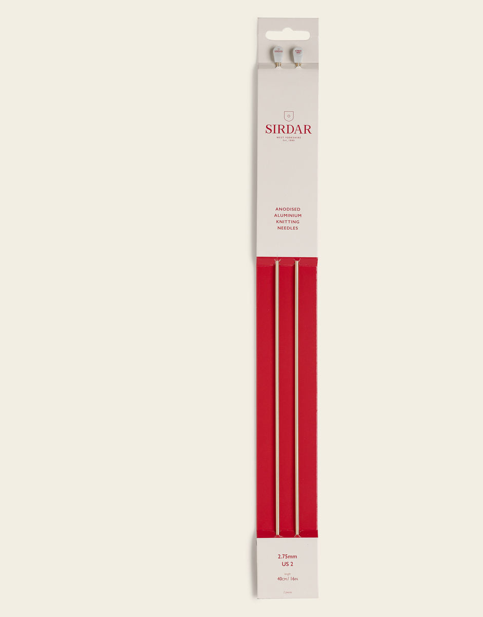 Sirdar Rose Gold 2.75mm 40cm Knitting Needles