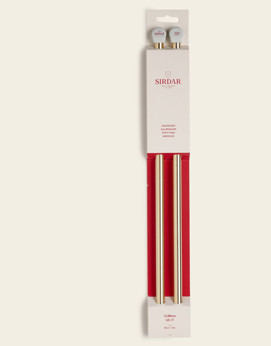 Sirdar Rose Gold 12mm 40cm Knitting Needles