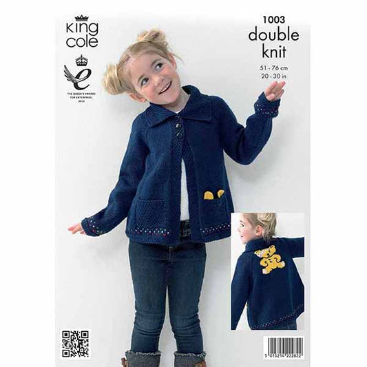 King Cole Pudsey Childs Jumper Pattern