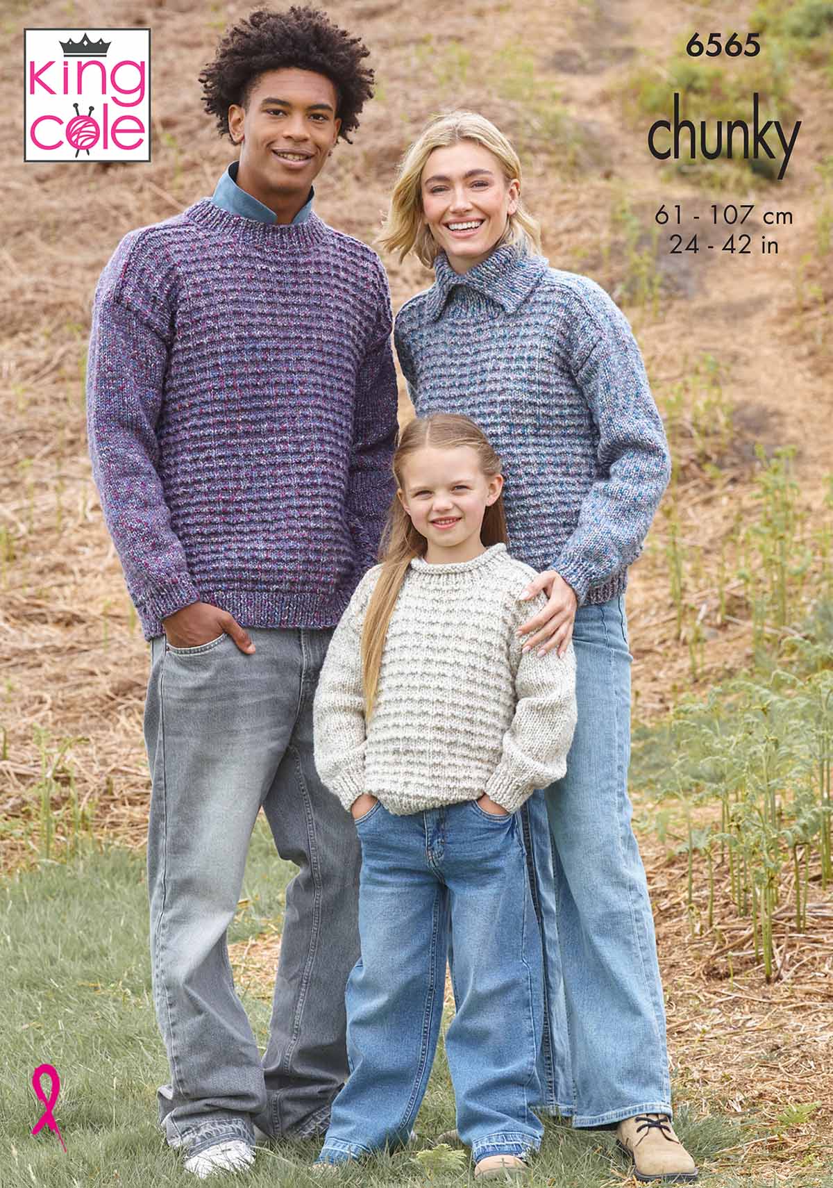 King Cole Pattern 6565 - Sweaters in Dalesway Moors Chunky