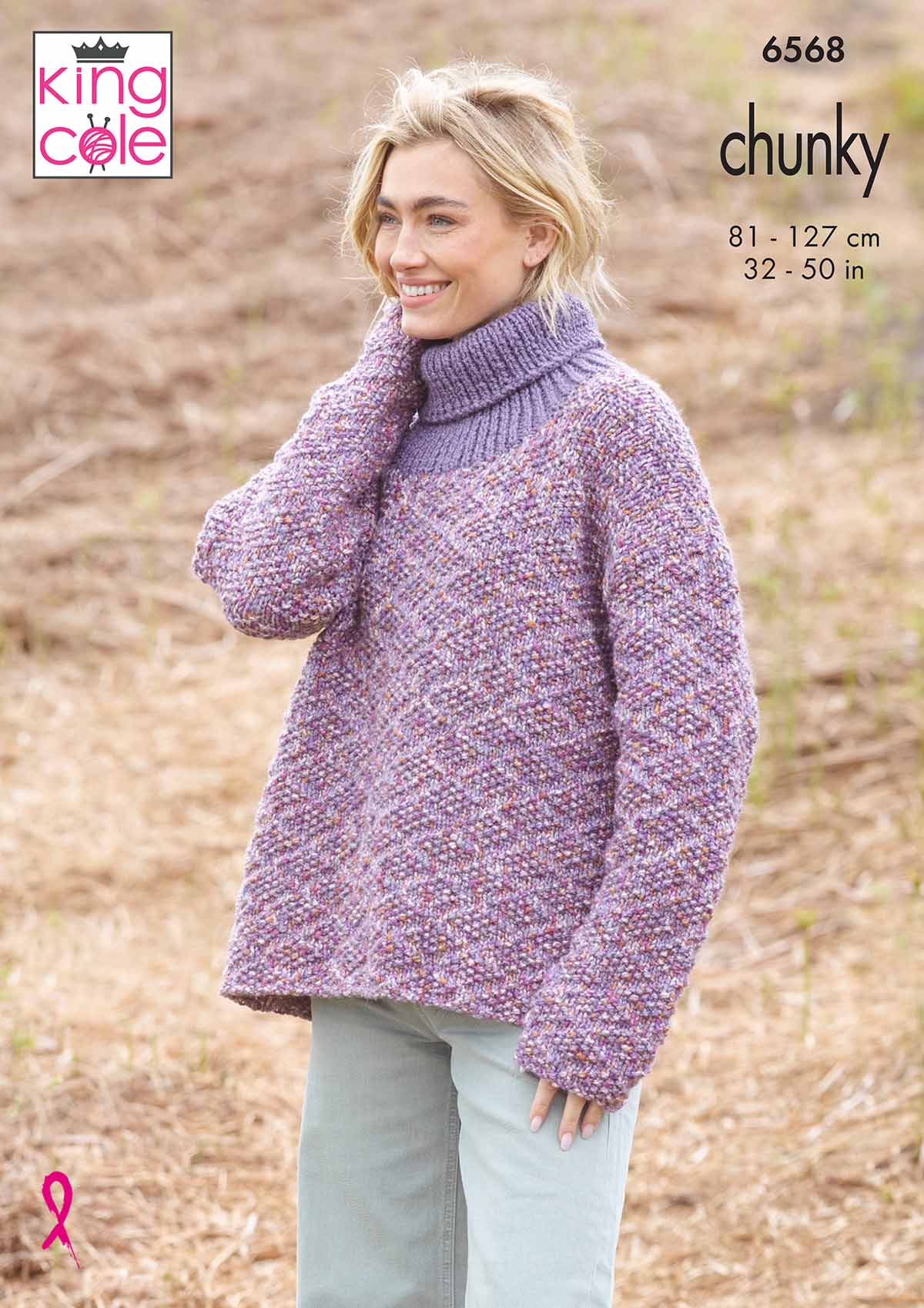 King Cole Pattern 6568 - Sweaters in Dalesway Moors Chunky