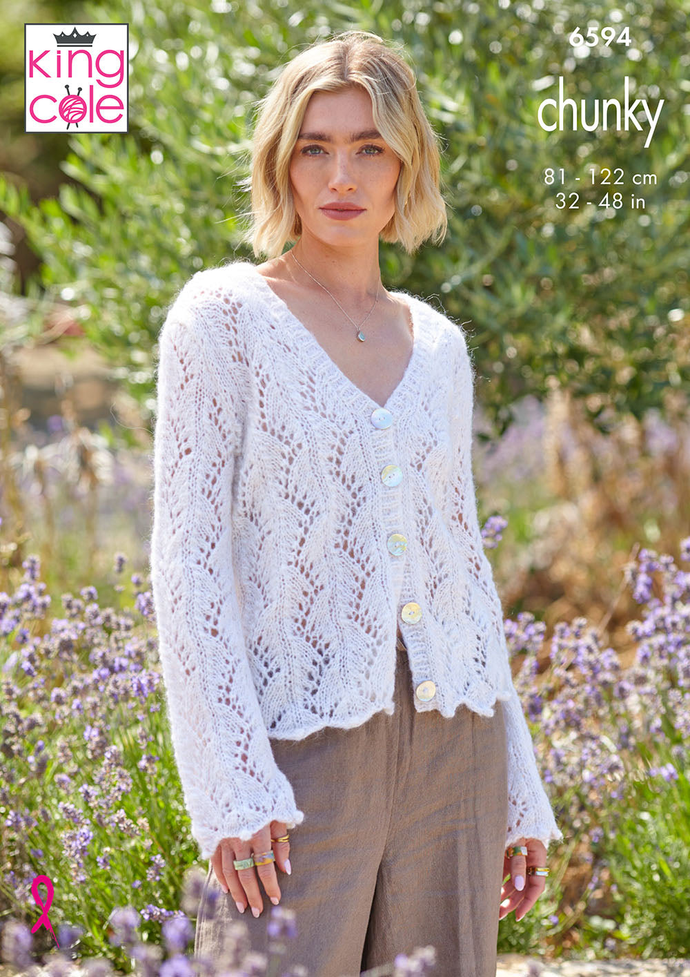 King Cole Pattern 6594 - Cardigan and Tank Top in Flair Solo Chunky
