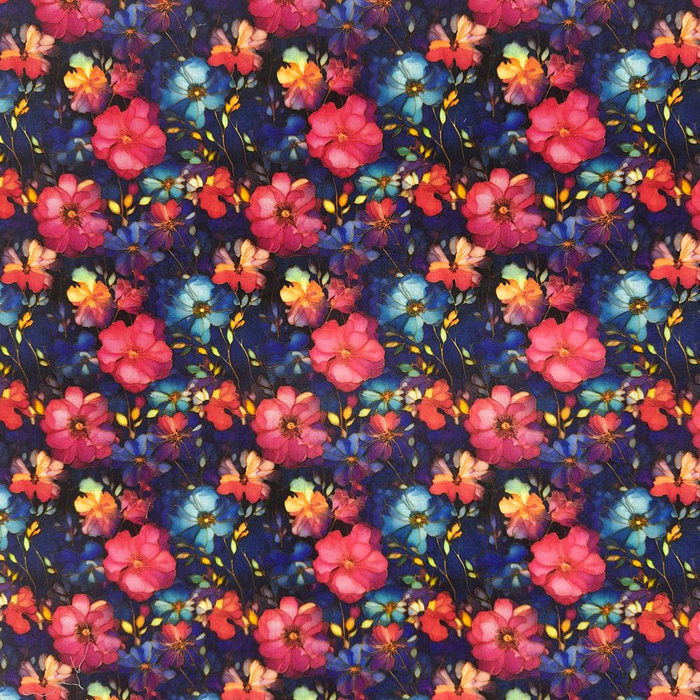 Marble Batik Flowers (PCD045)