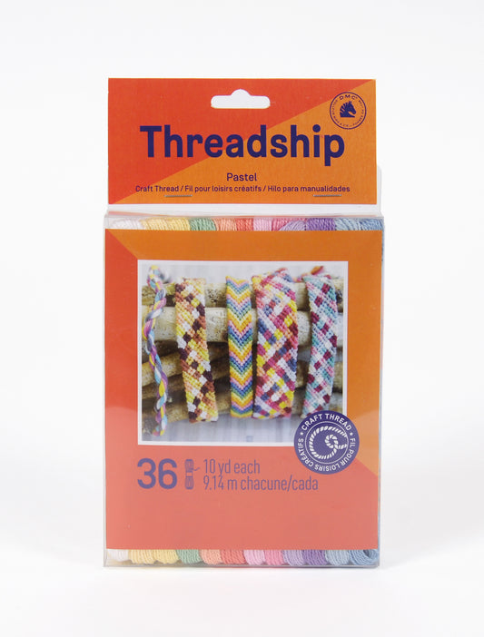 DMC Threadship Craft Pack - 36 Skeins Pastel Colours