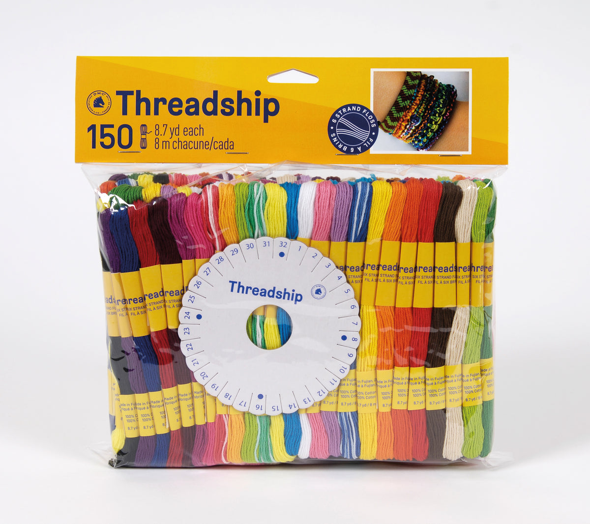 DMC Threadship XL 150 Skein 6-Strand Floss Pack