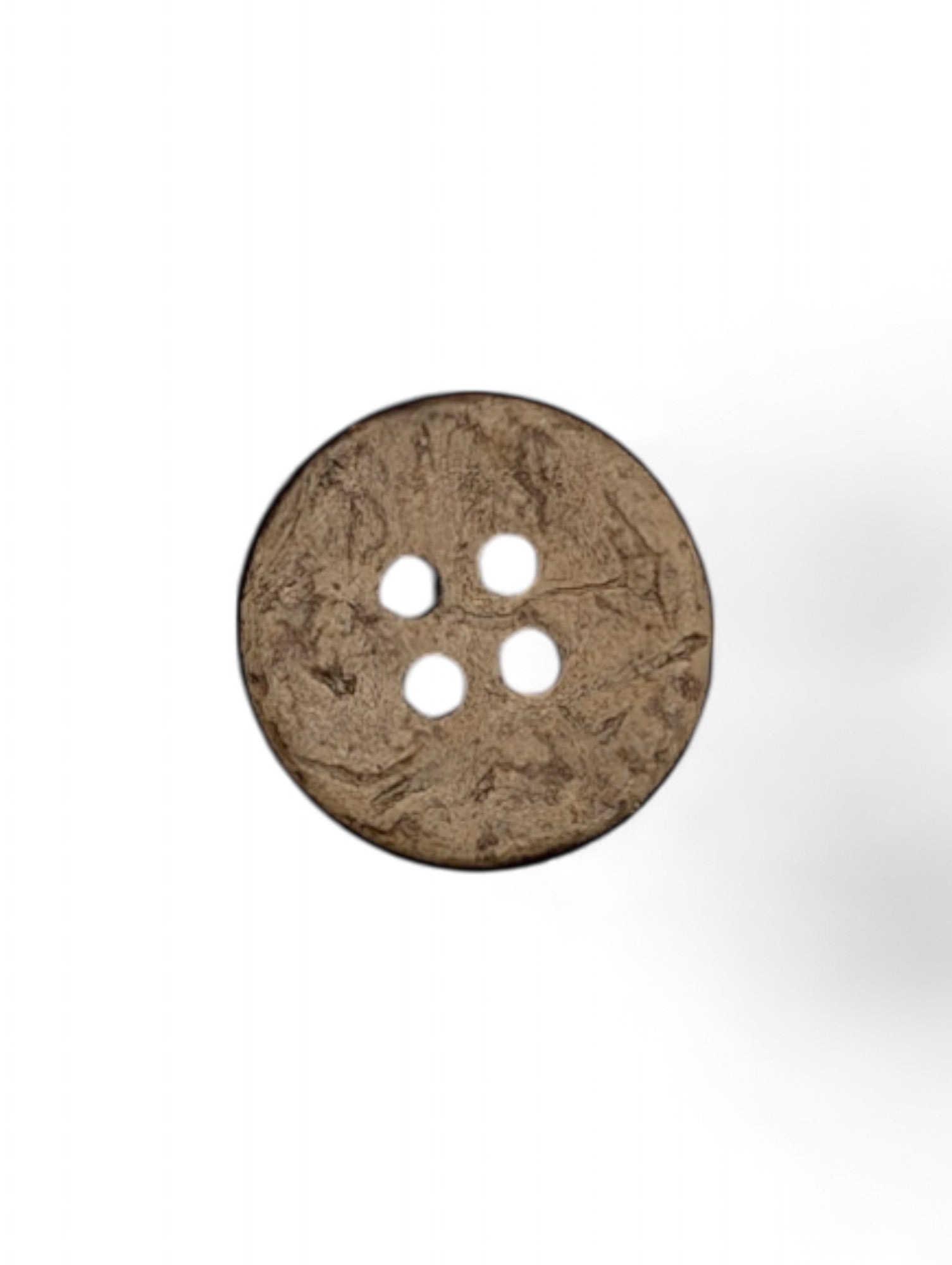 Craft button for sewing - close up detail