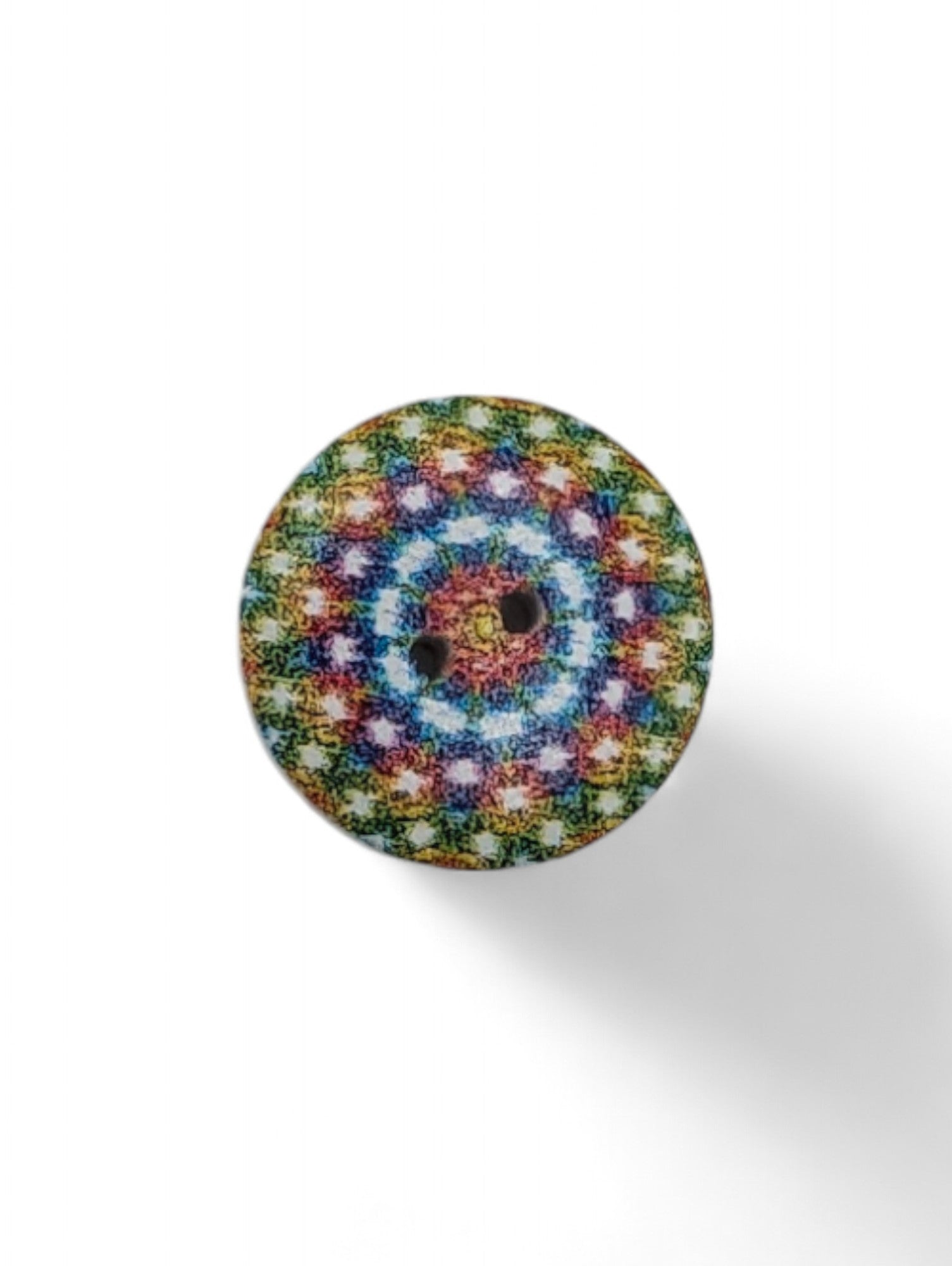 Craft button for sewing - texture detail