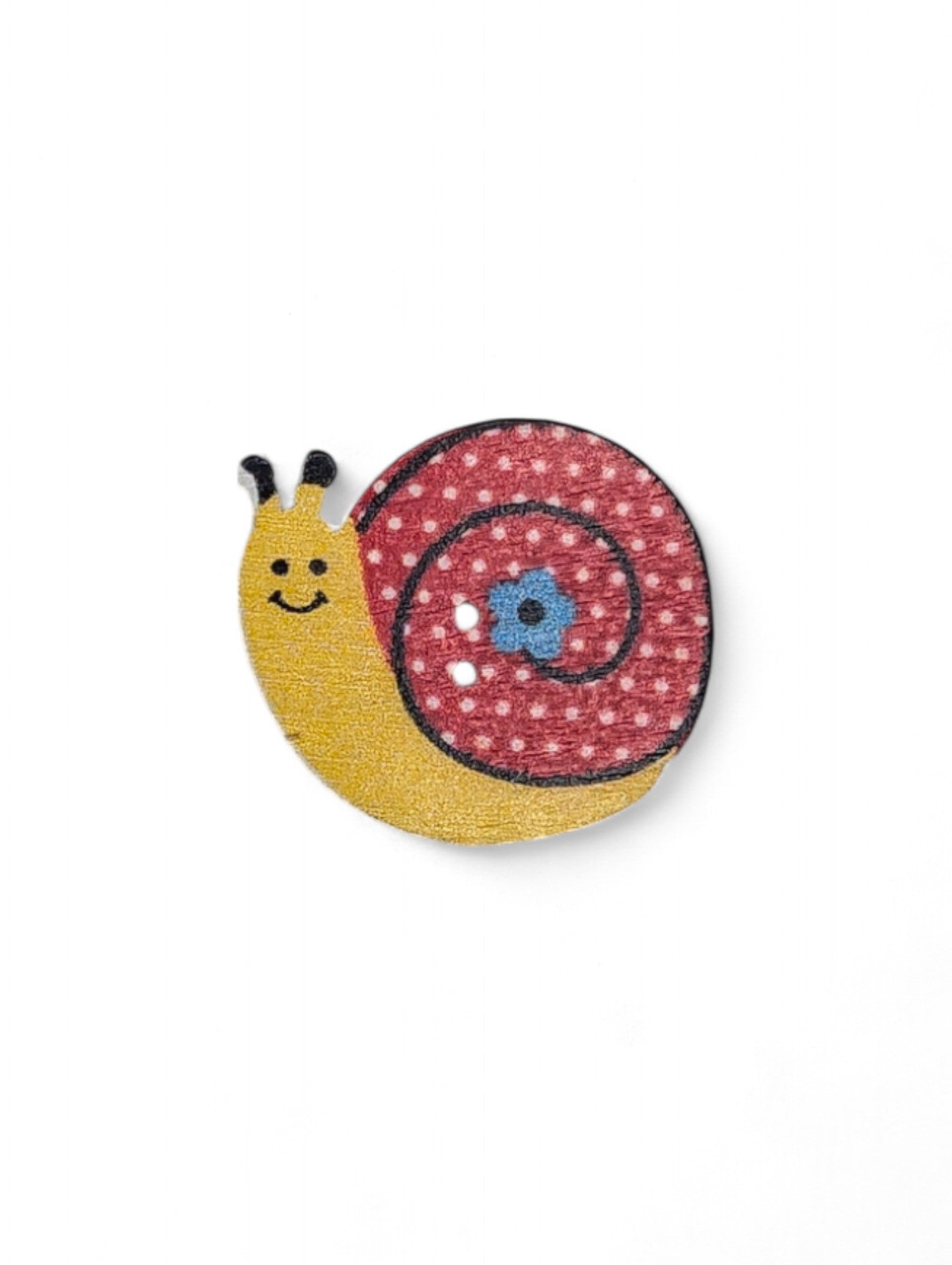 Craft button for sewing - close up detail