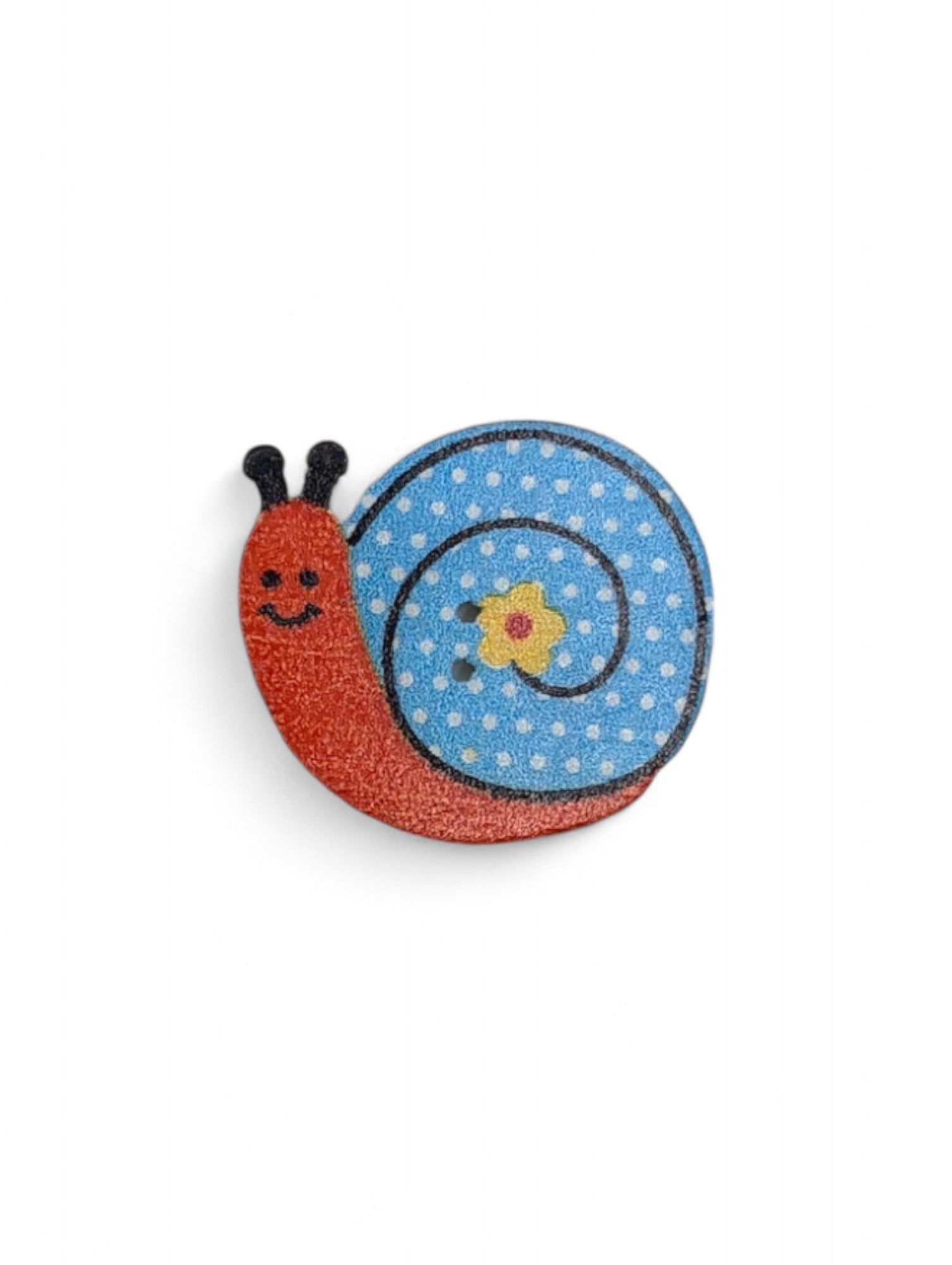 Craft button for sewing - label view