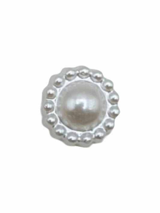 Craft button for sewing in white