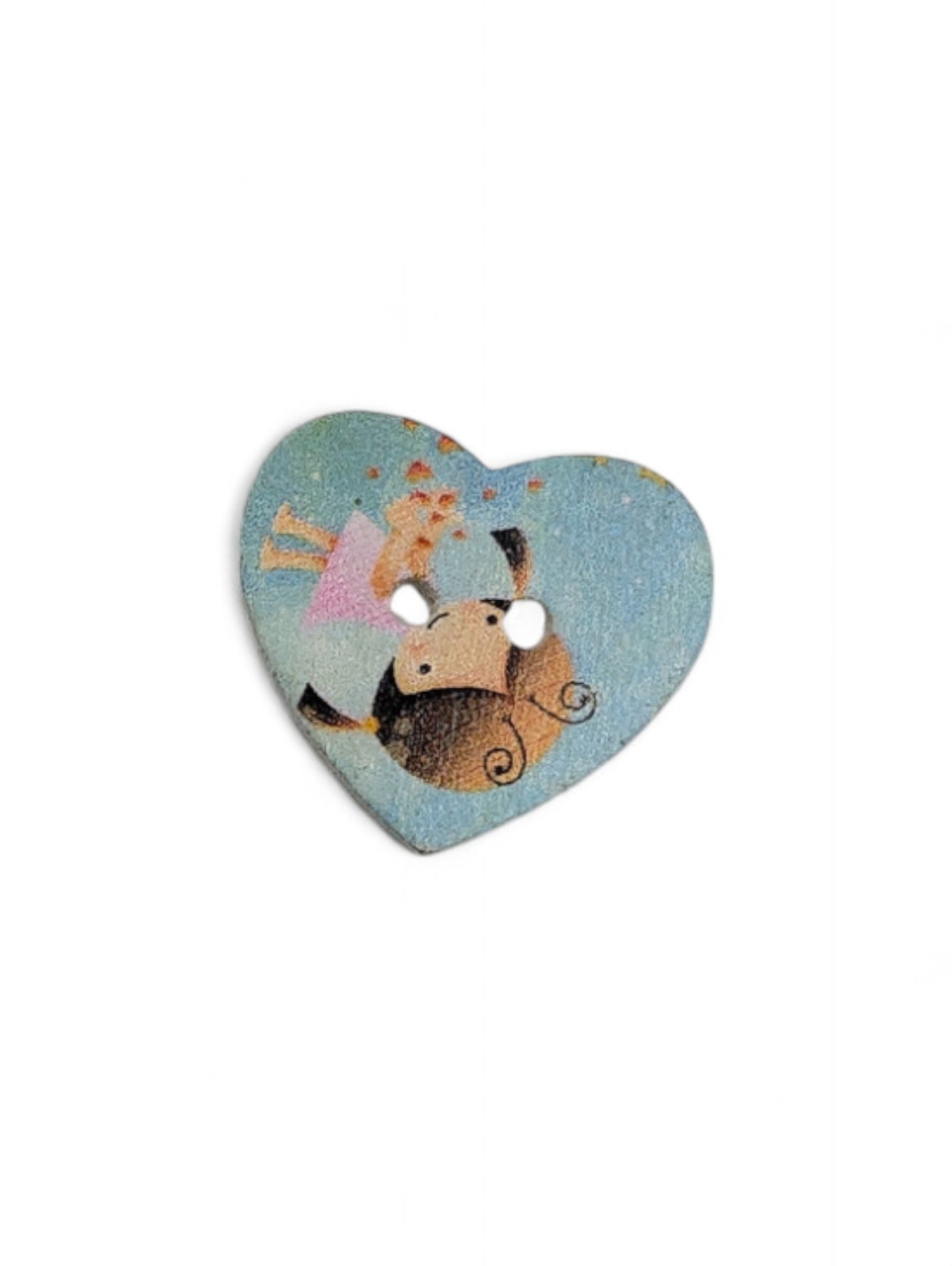 Craft button for sewing - close up detail