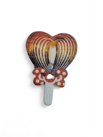 Craft button for sewing - texture detail