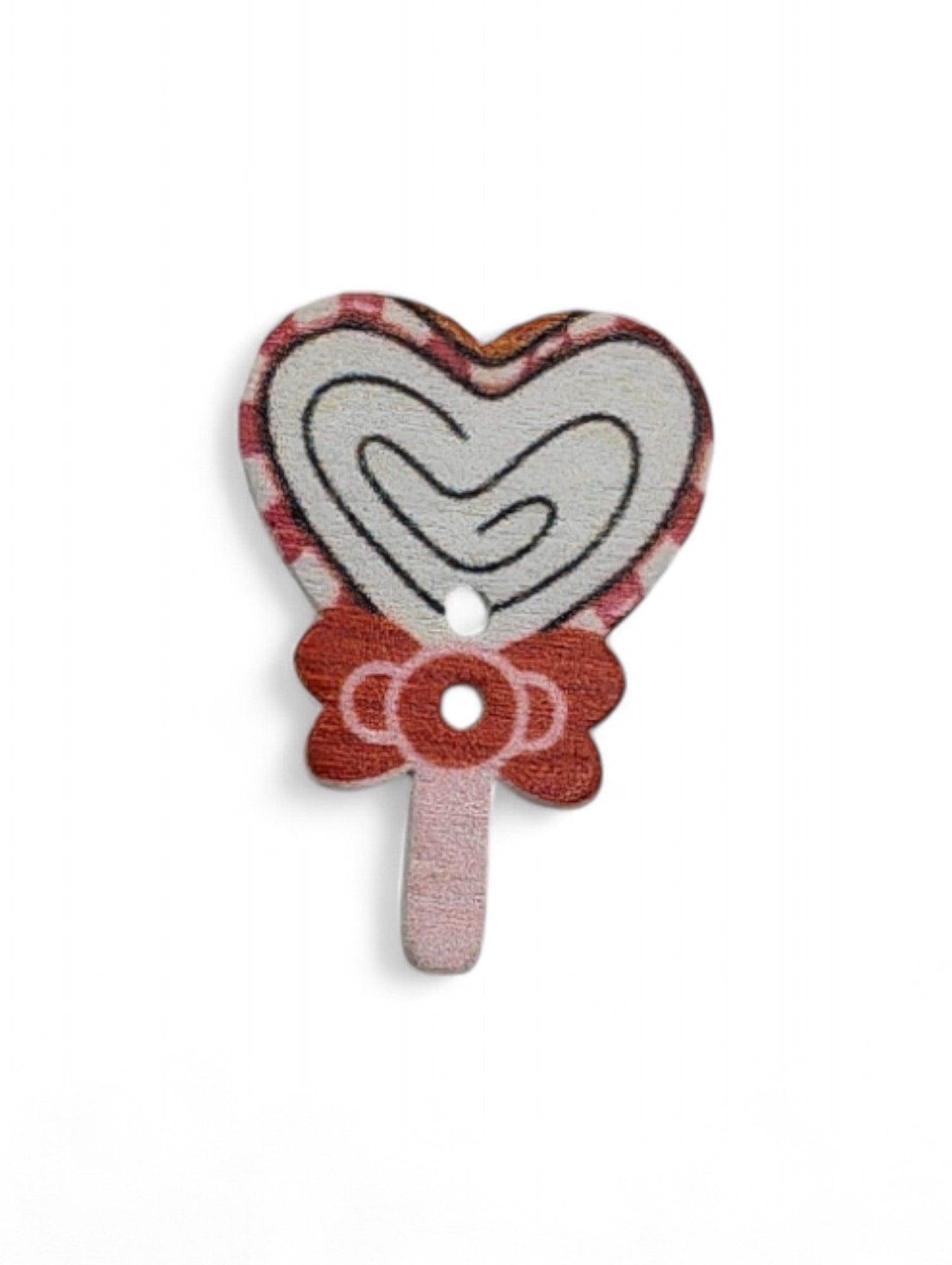 Craft button for sewing - close up detail