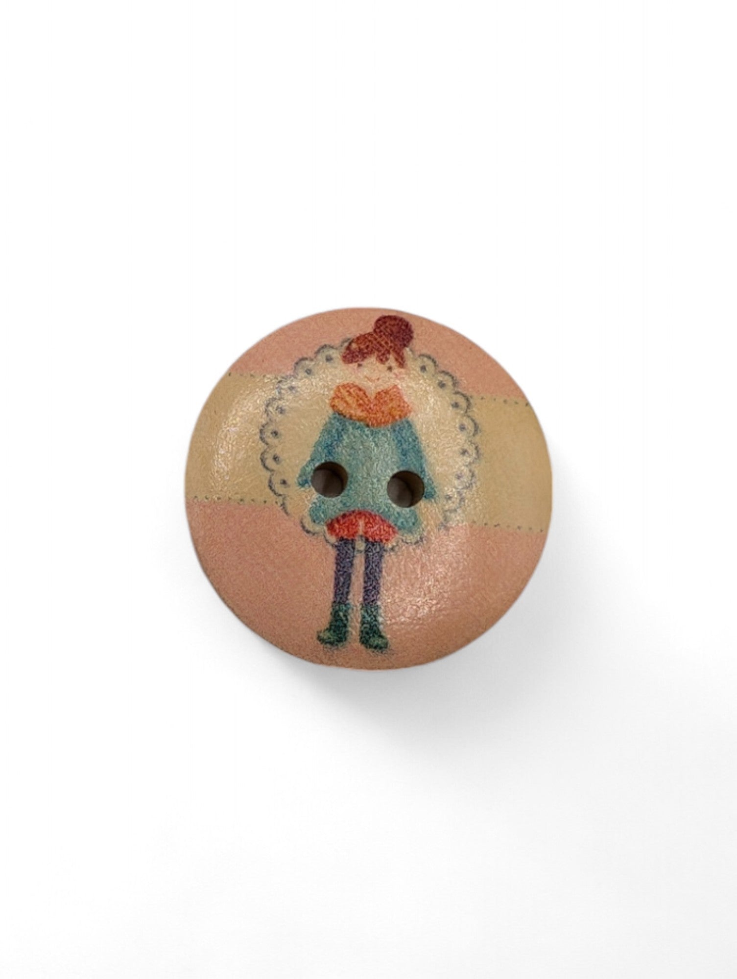 Craft button for sewing - colour swatch