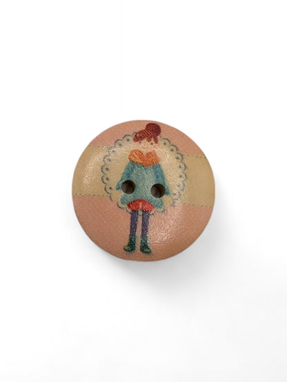 Craft button for sewing