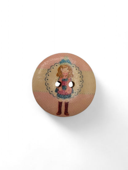 Craft button for sewing - close up detail