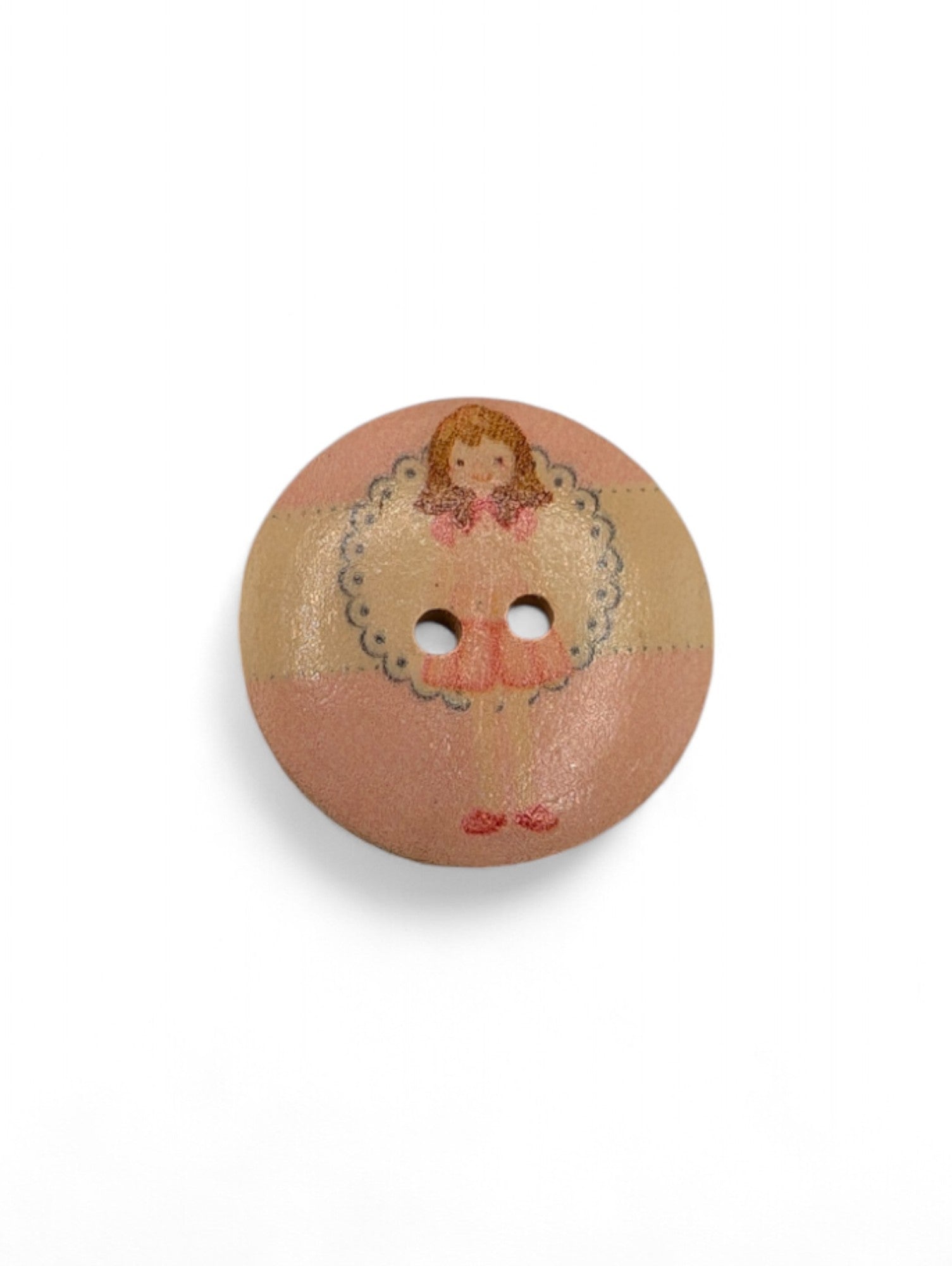 Craft button for sewing - texture detail