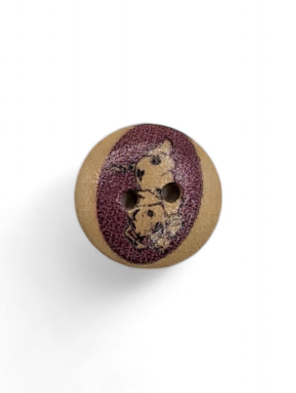 Craft button for sewing - label view