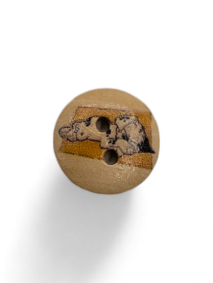 Craft button for sewing