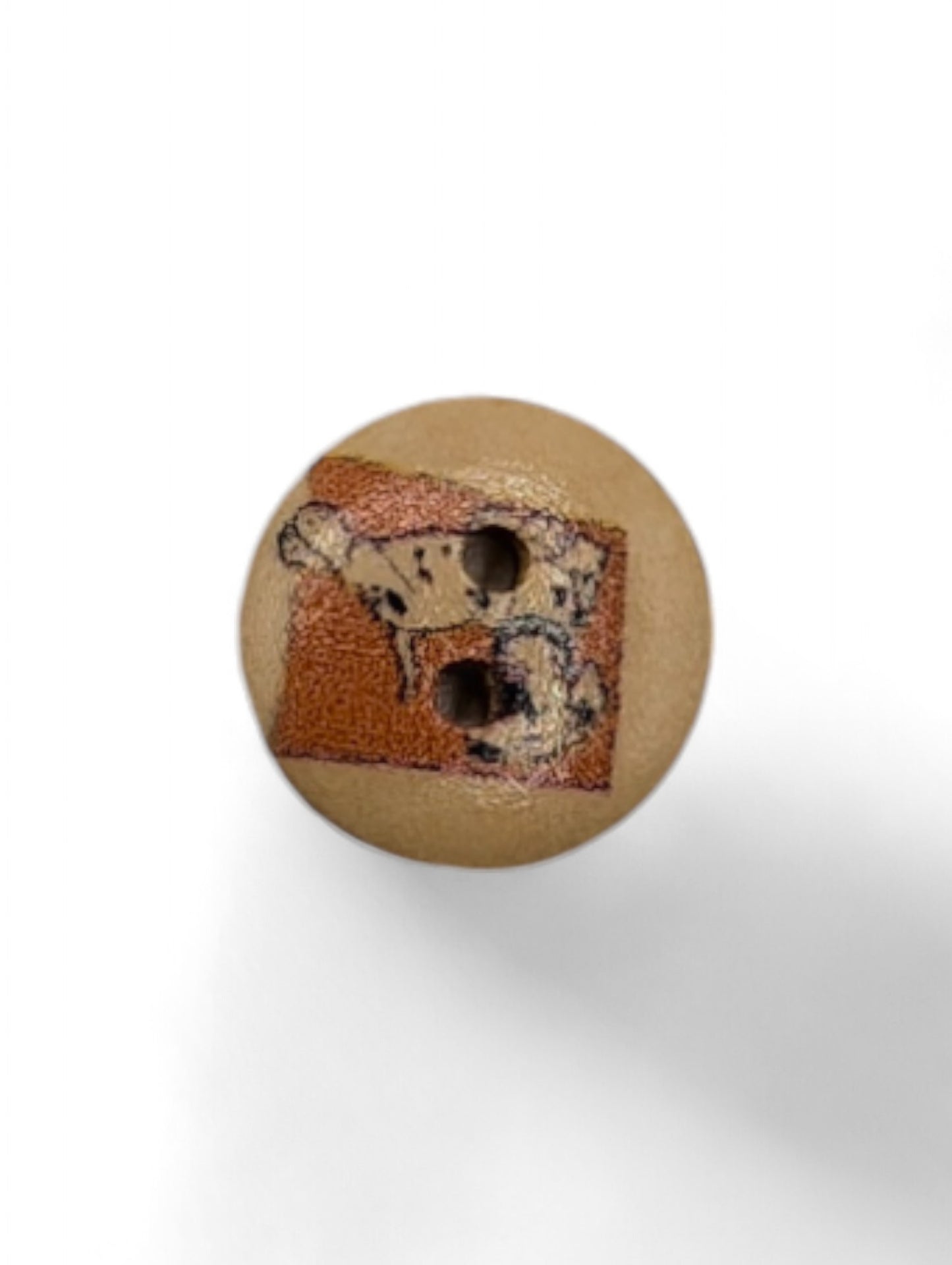 Craft button for sewing - close up detail