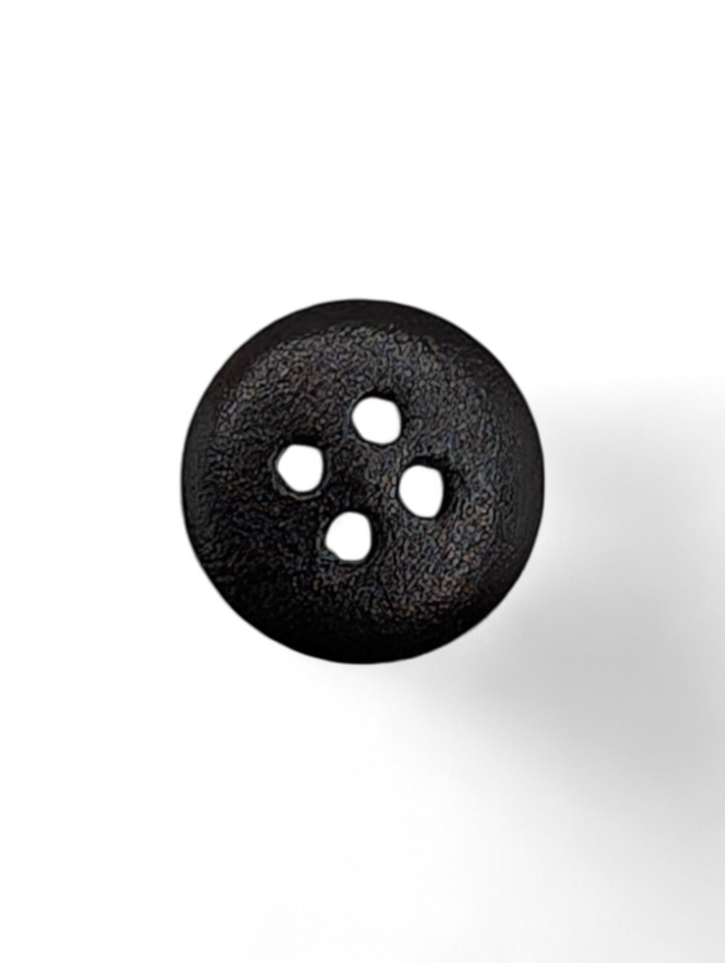 Craft button for sewing in brown - colour swatch