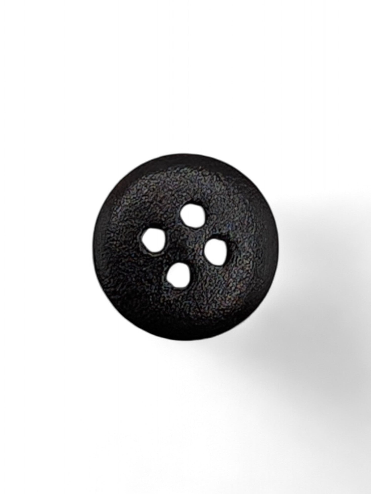 Craft button for sewing in brown - colour swatch