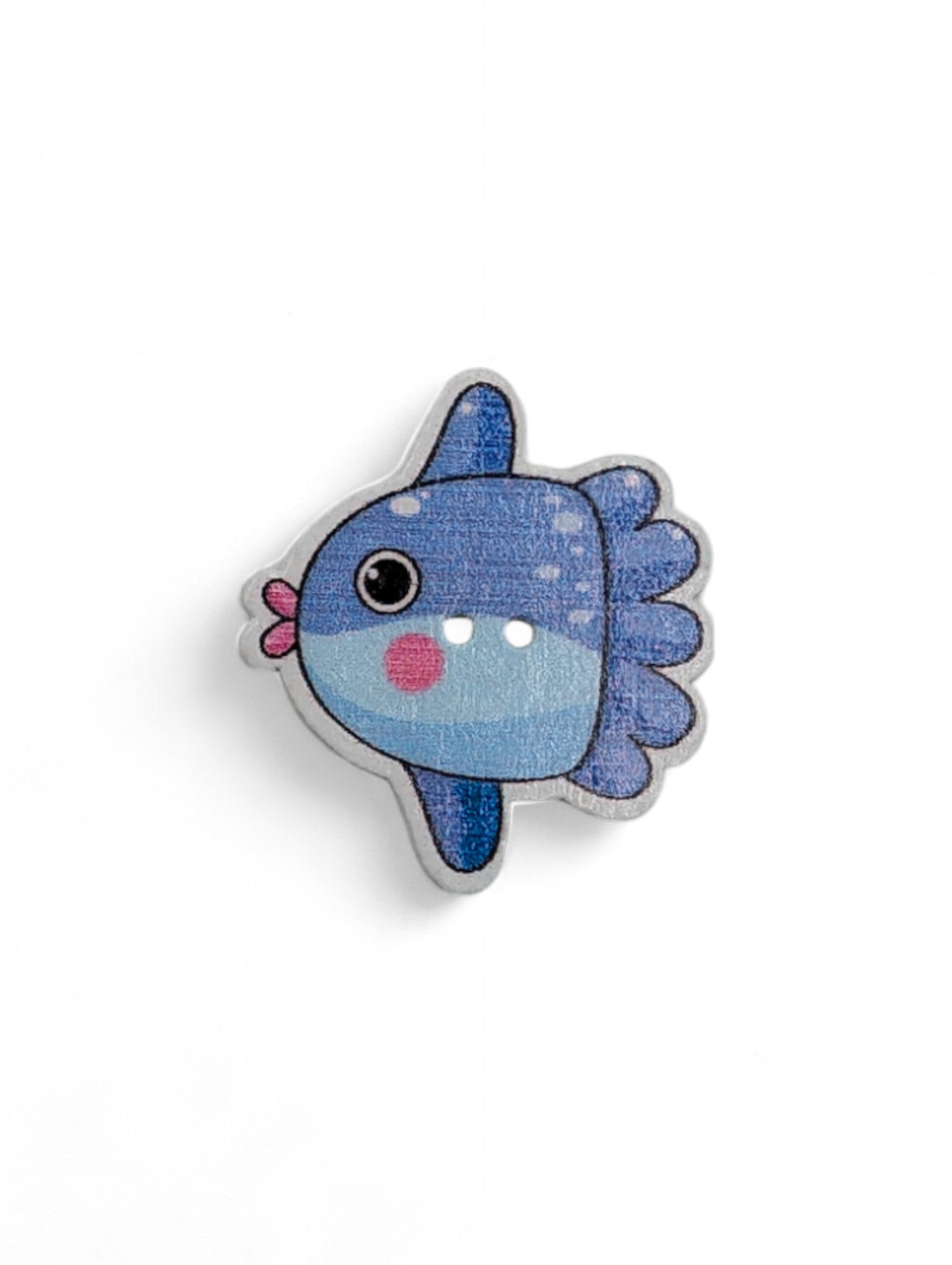 Craft button for sewing - texture detail