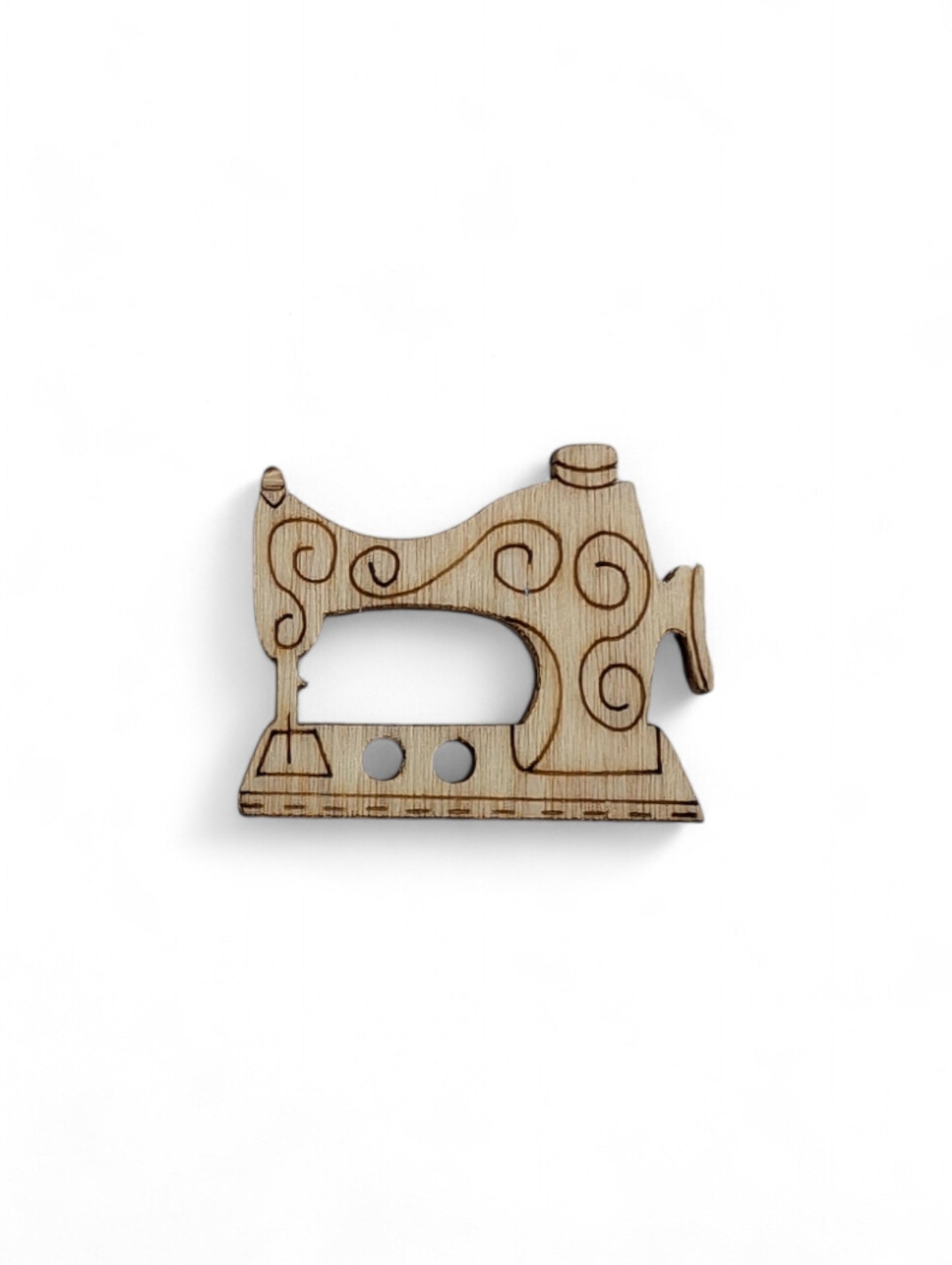 Craft button for sewing - texture detail