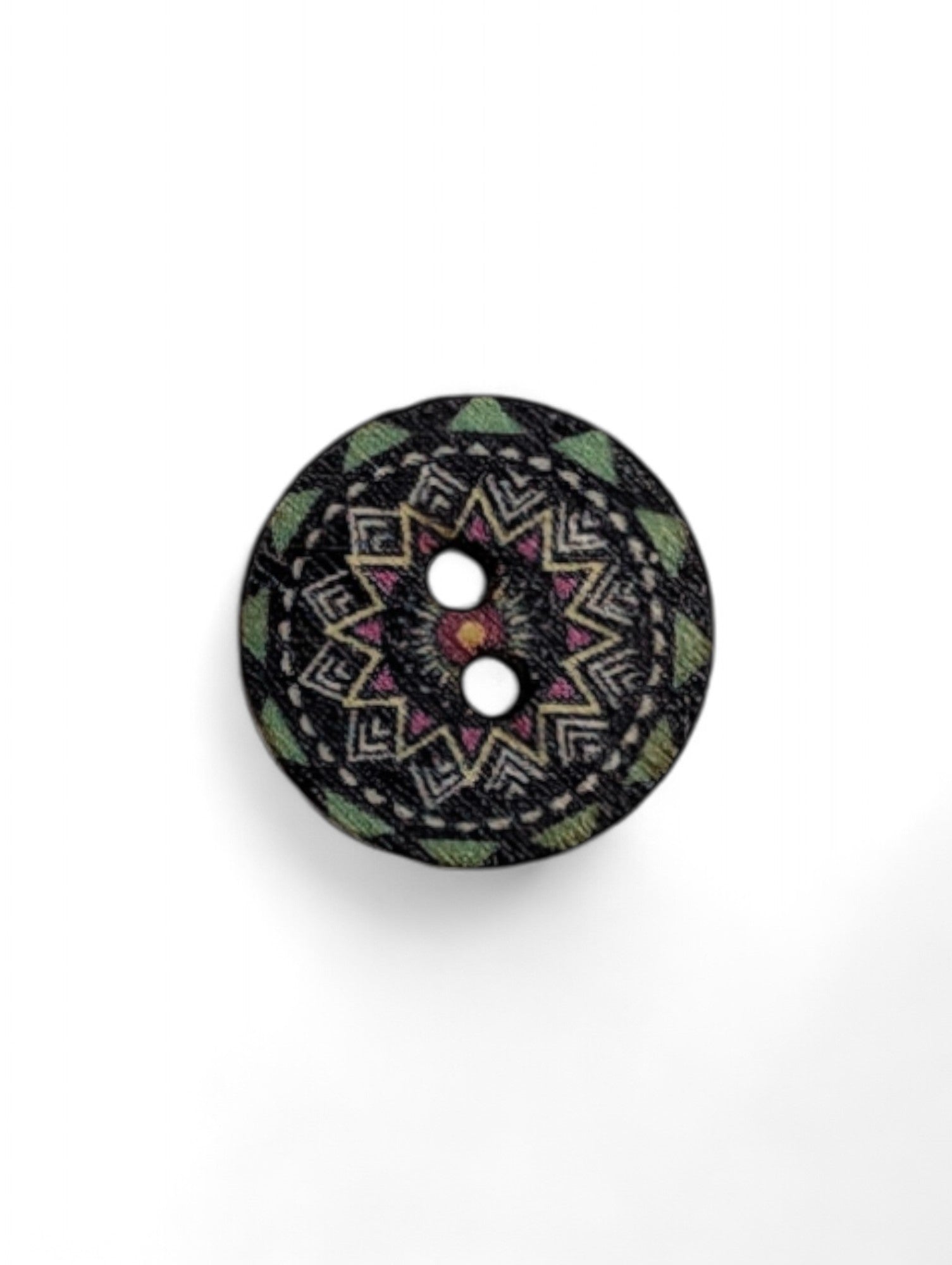 Craft button for sewing - close up detail