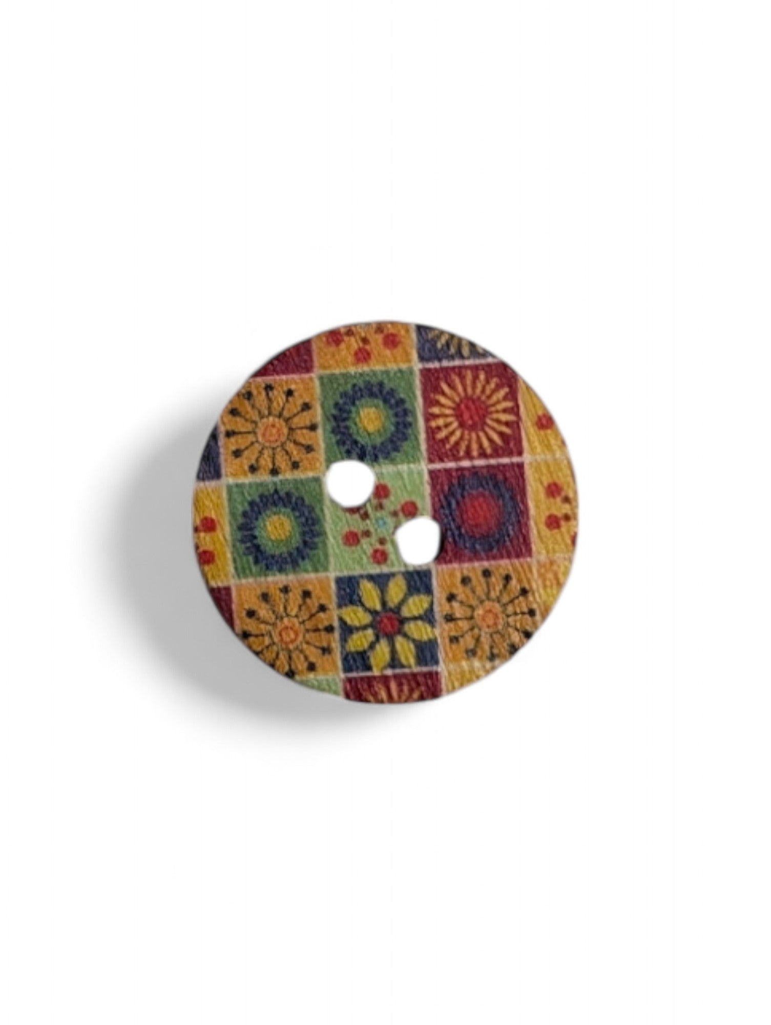 Craft button for sewing - texture detail