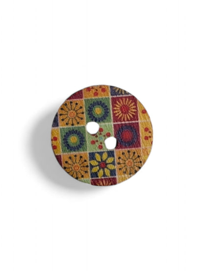 Craft button for sewing - texture detail