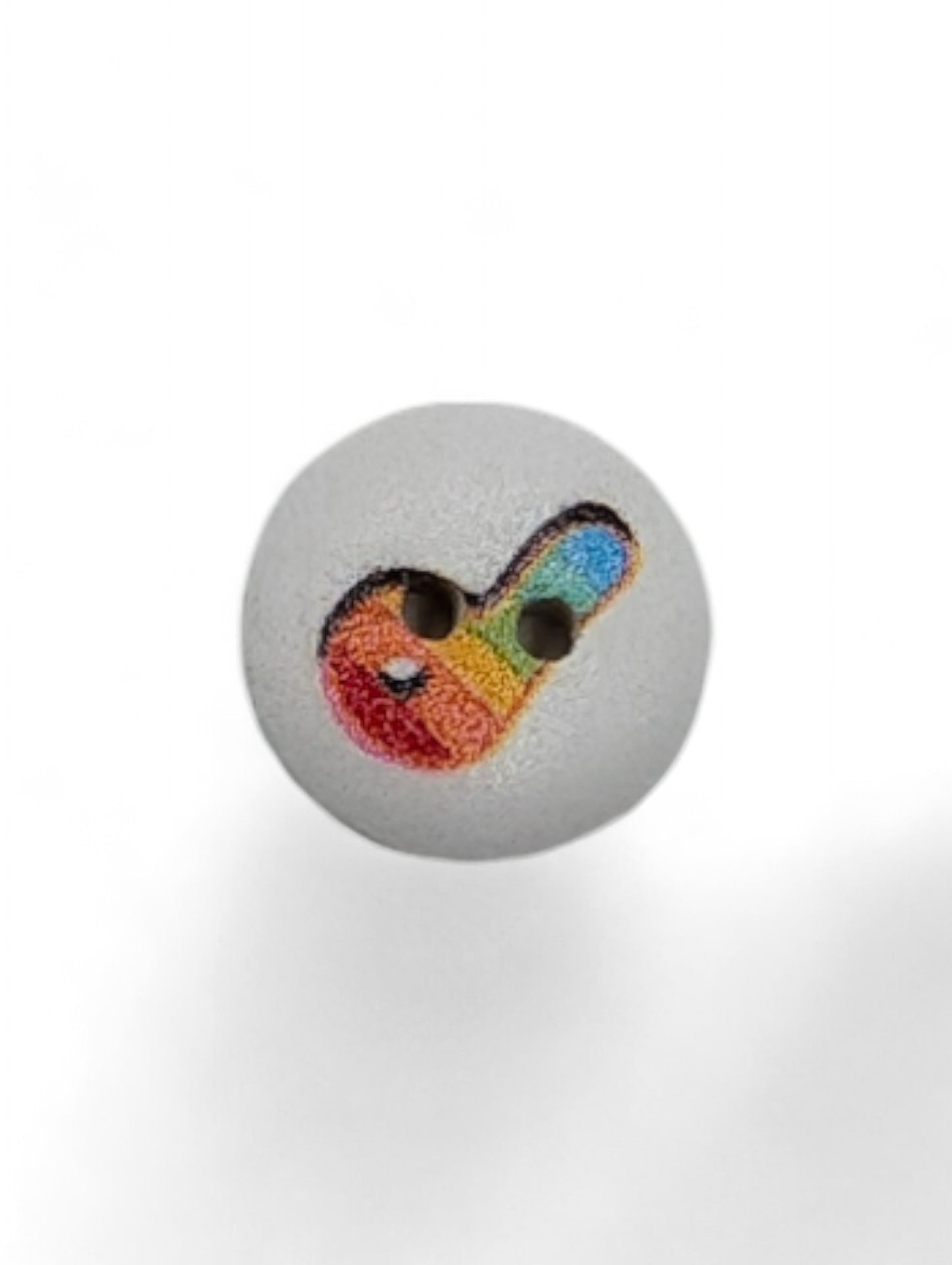 Craft button for sewing - close up detail