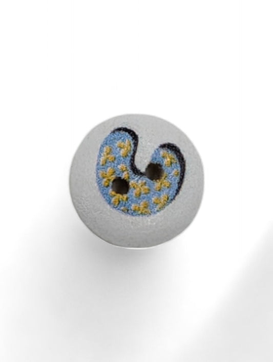 Craft button for sewing