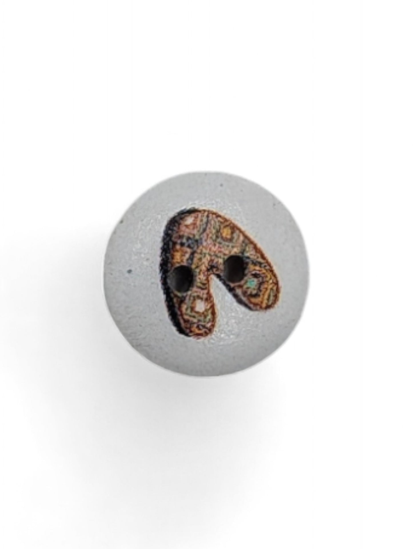 Craft button for sewing - close up detail