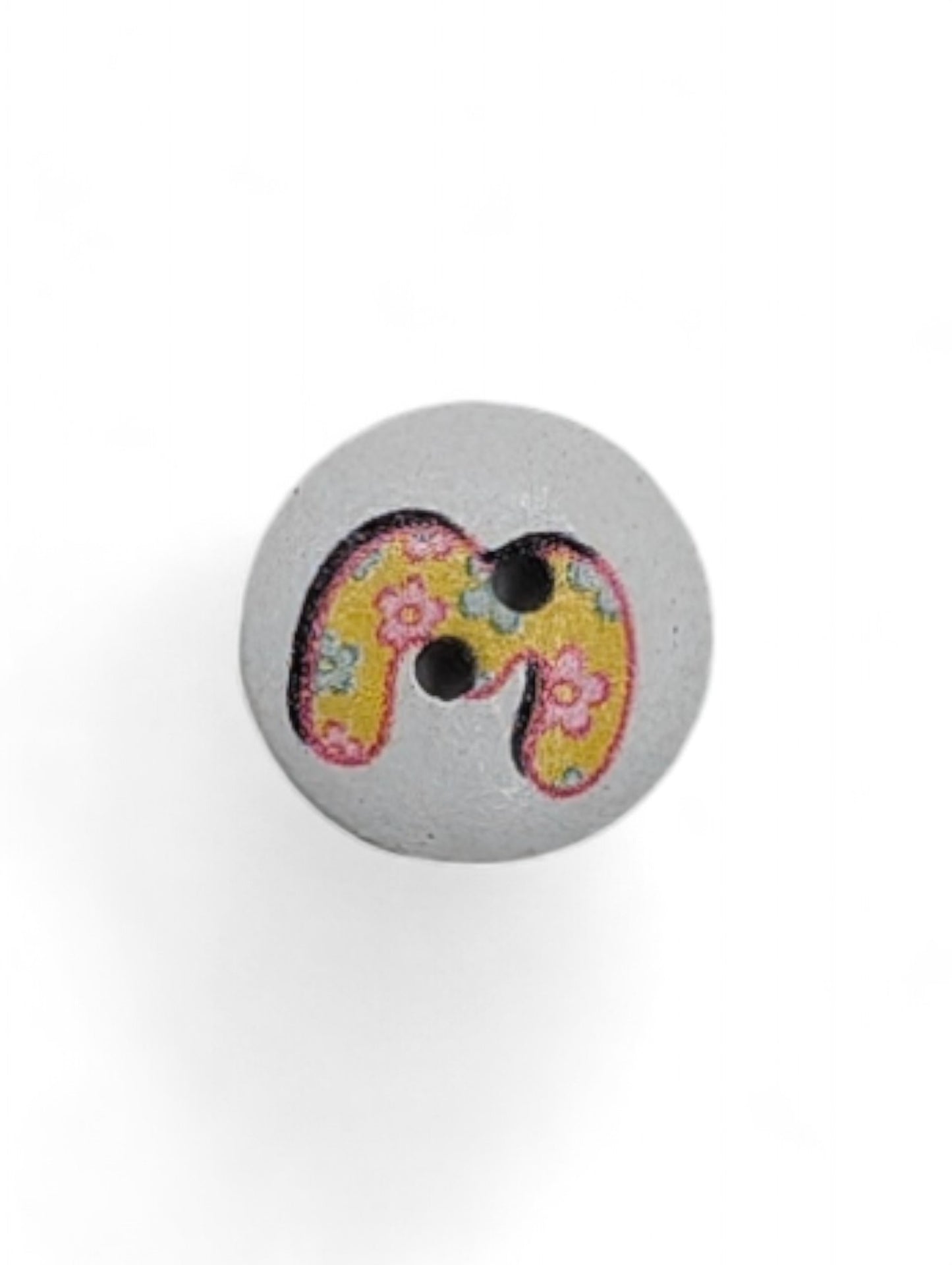Craft button for sewing - texture detail