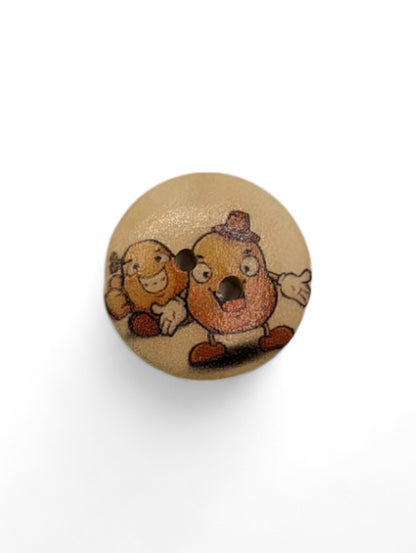 Craft button for sewing - scale reference