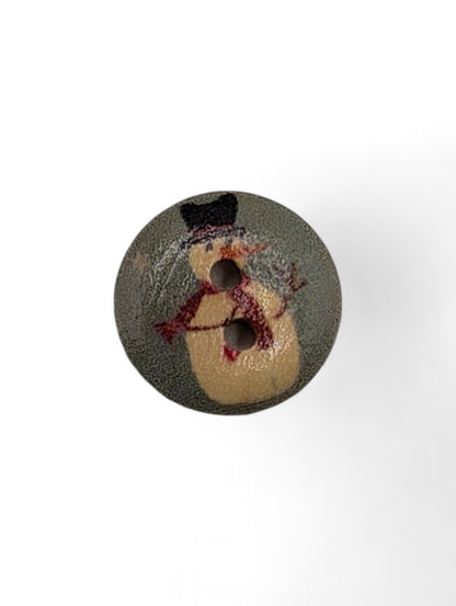 Craft button for sewing - close up detail