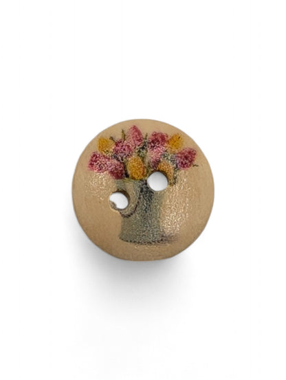 Craft button for sewing - label view
