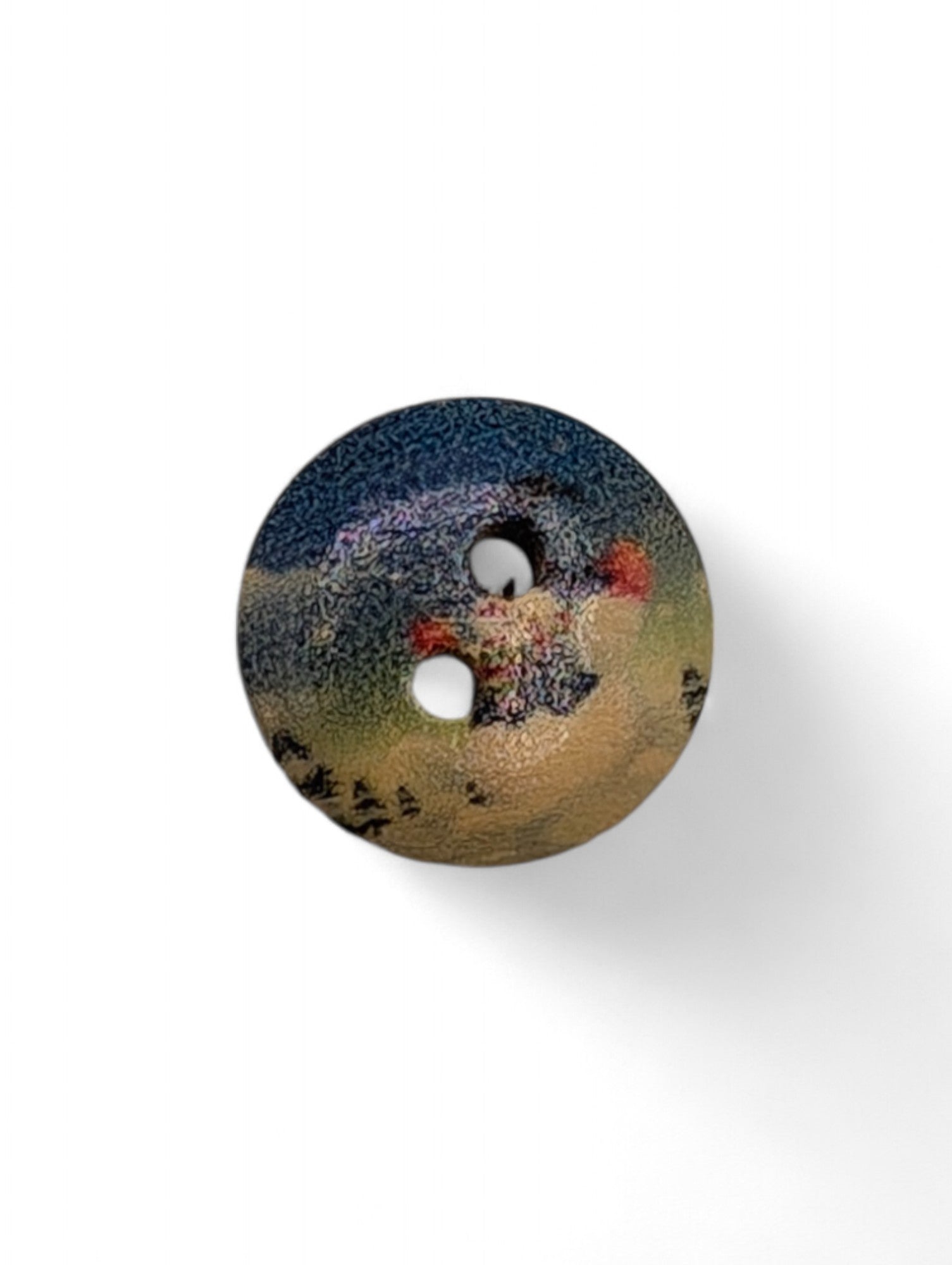 Craft button for sewing - scale reference