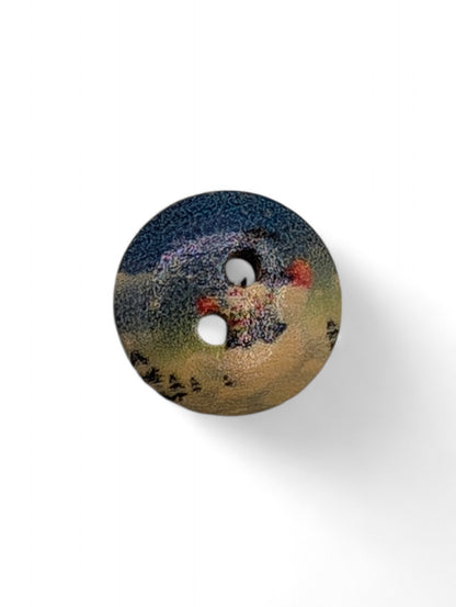 Craft button for sewing - scale reference