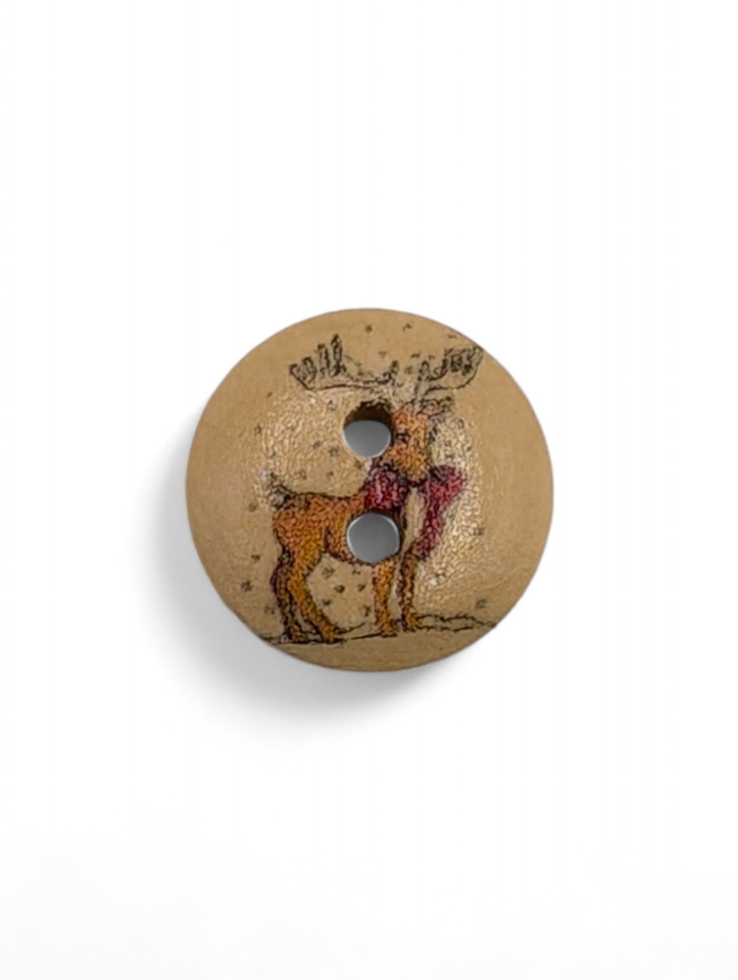 Craft button for sewing - close up detail