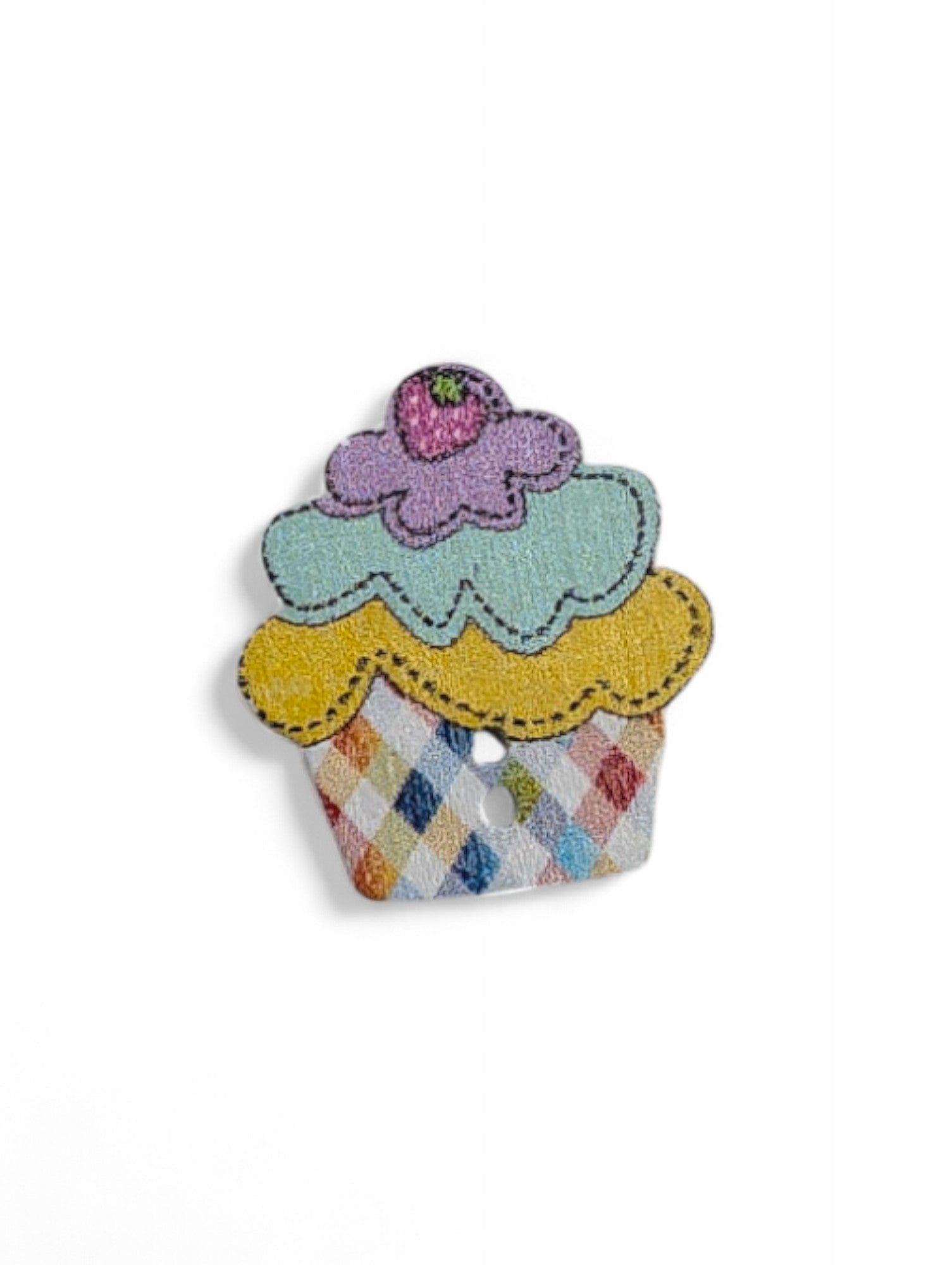 Craft button for sewing - close up detail