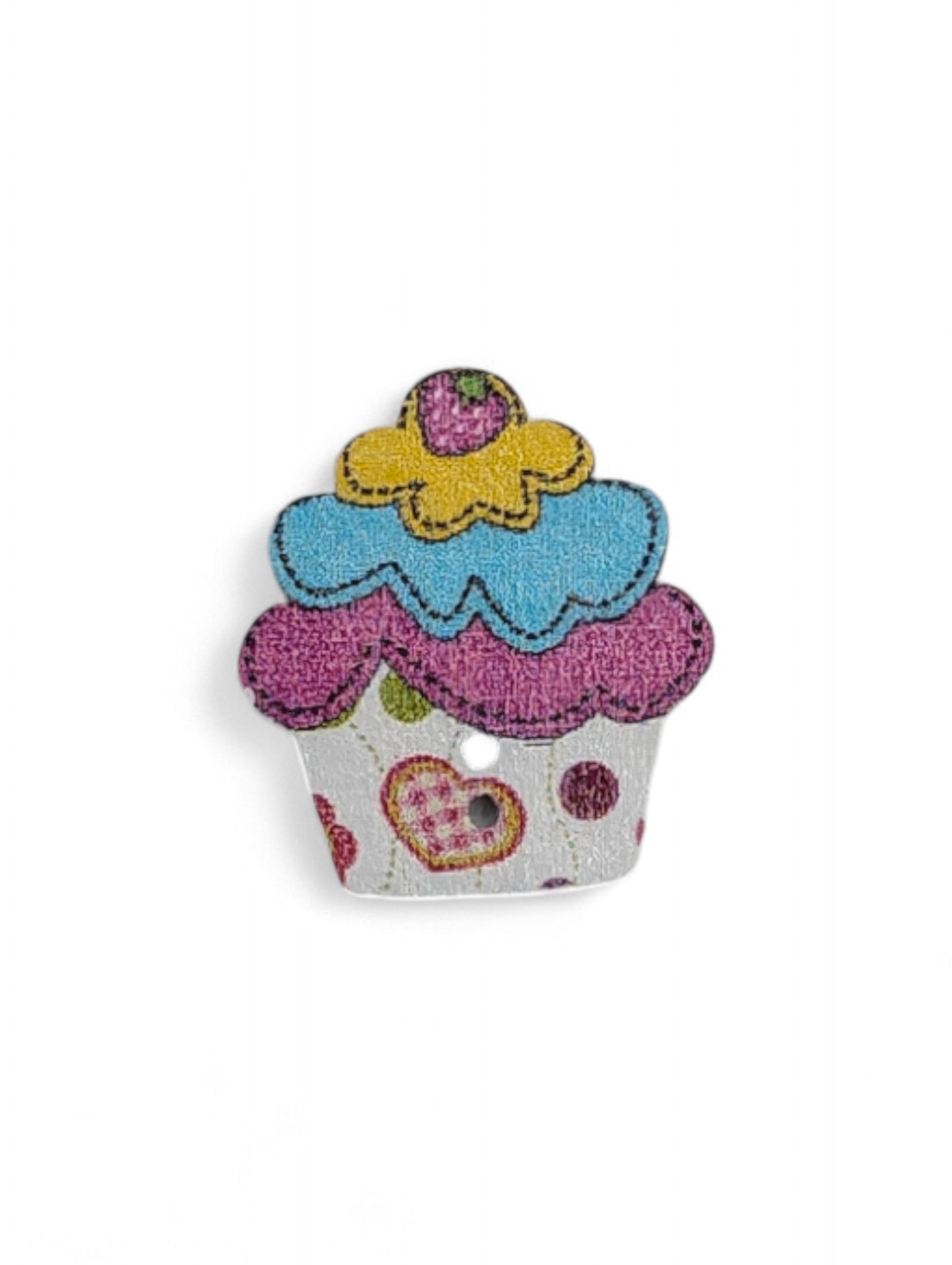 Craft button for sewing - texture detail