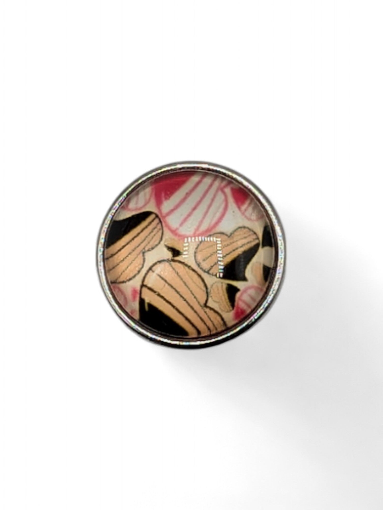 Craft button for sewing - texture detail