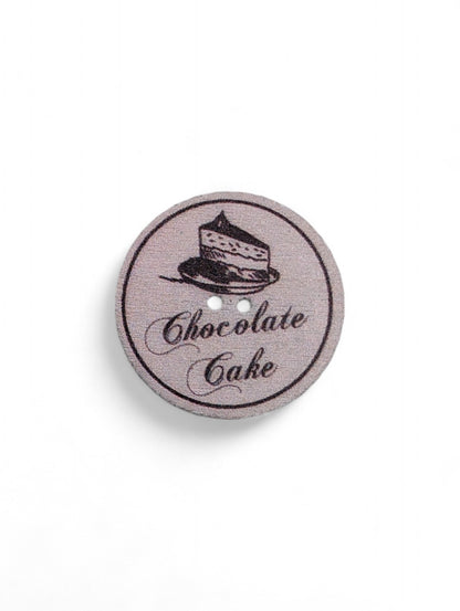 Craft button for sewing - texture detail