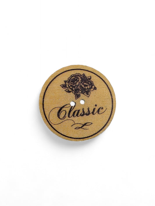 Craft button for sewing